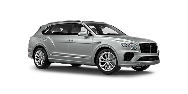 Bentley Cape Town Bentley Bentayga EWB front side angled view in Moonbeam coloured exterior. 